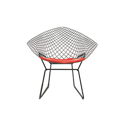 伯托埃钻石椅 bertoia diamond chair with seat cushion